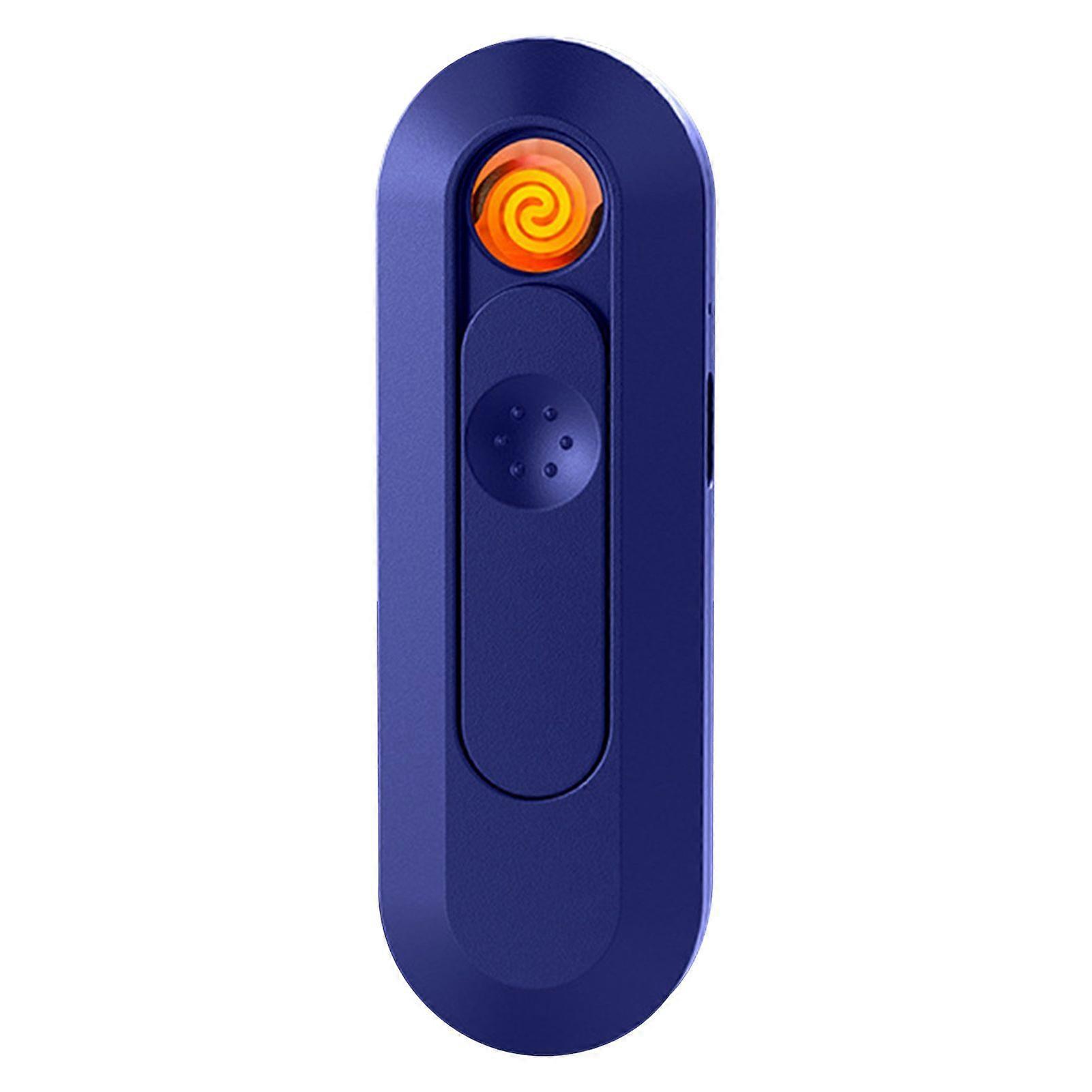 Windproof Metal Cigarettes Lighter Coils Tungsten Rechargeable Flameless Electric Lighter Men's Present