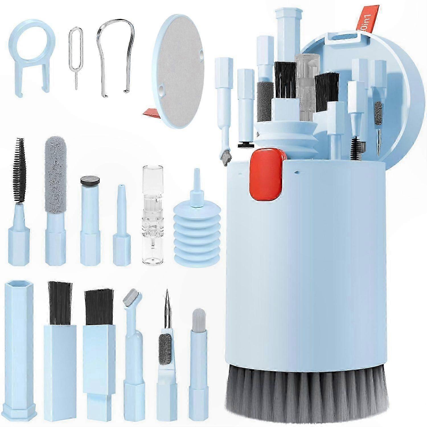 Multi-Tool Cleaning Kit for Keyboards and Screens with Essential Accessories