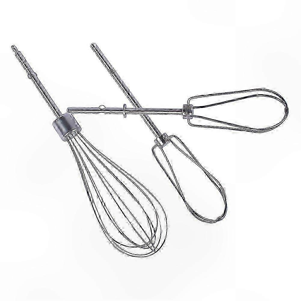 Turbo Whisk Beaters for Hand Mixer Attachments W10490648 & KHMPW-Compatible Models