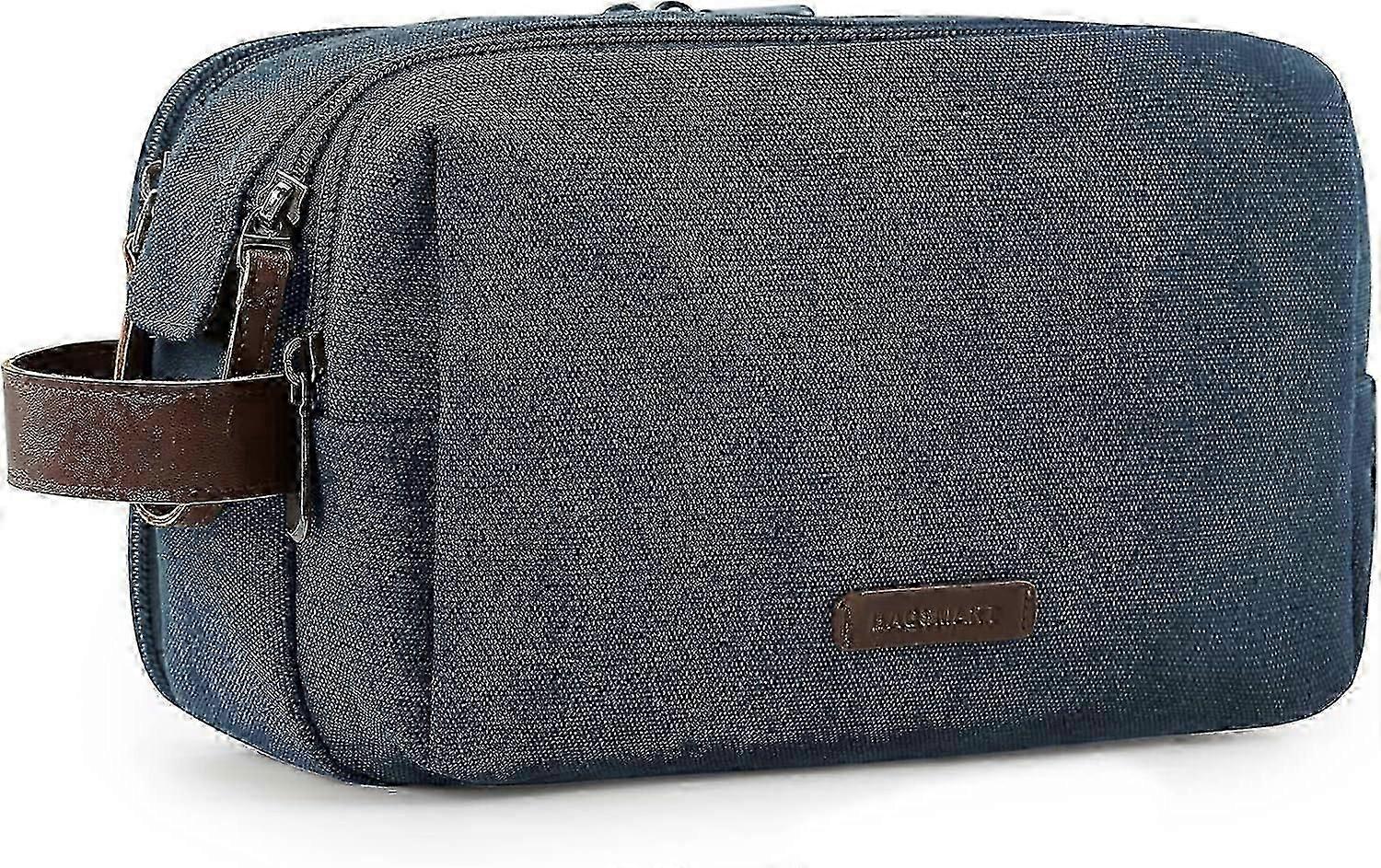 Durable Canvas Toiletry Bag for Men - Water-Resistant Travel Organiser