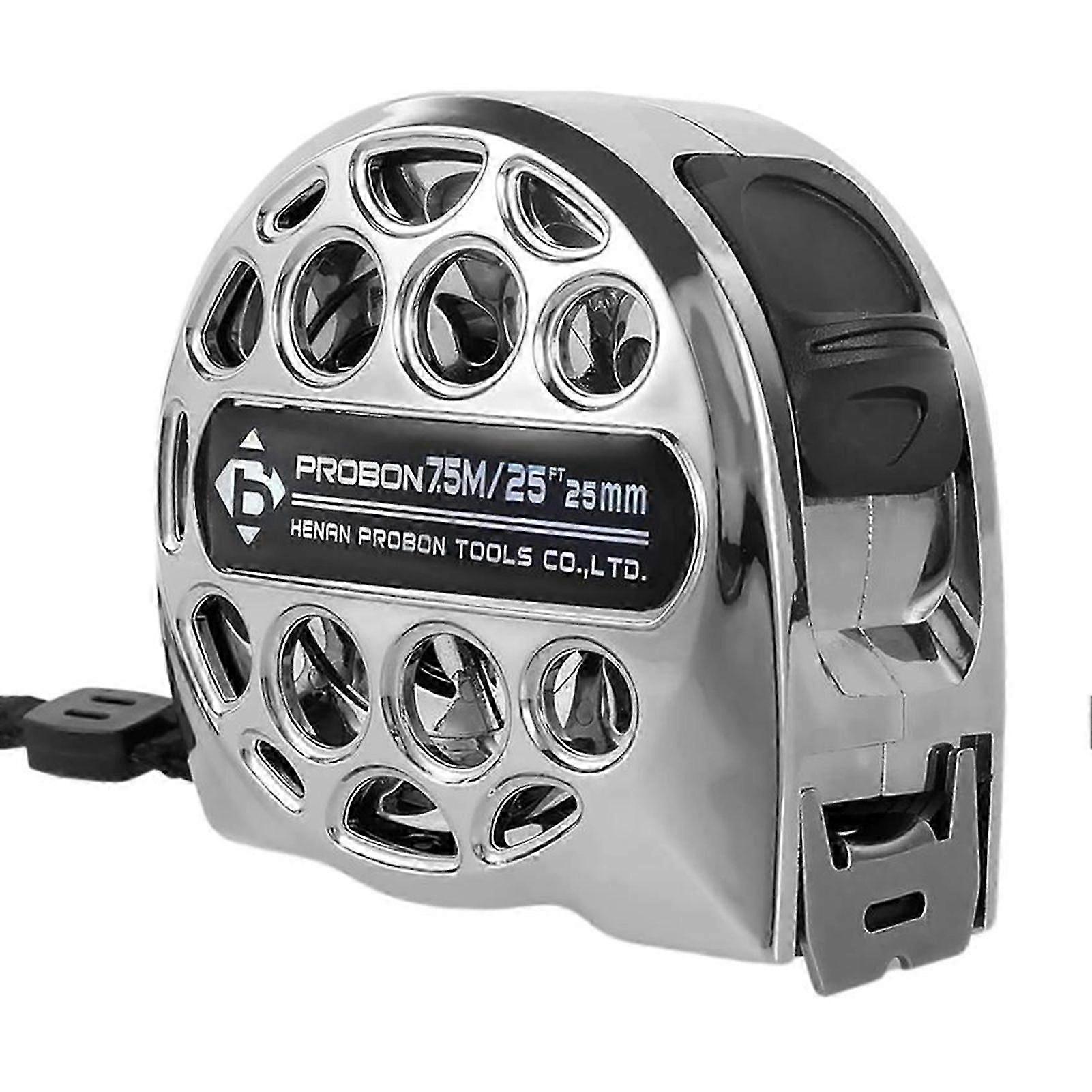 7.5mステンレス鋼防水巻尺両面スケール測定定規