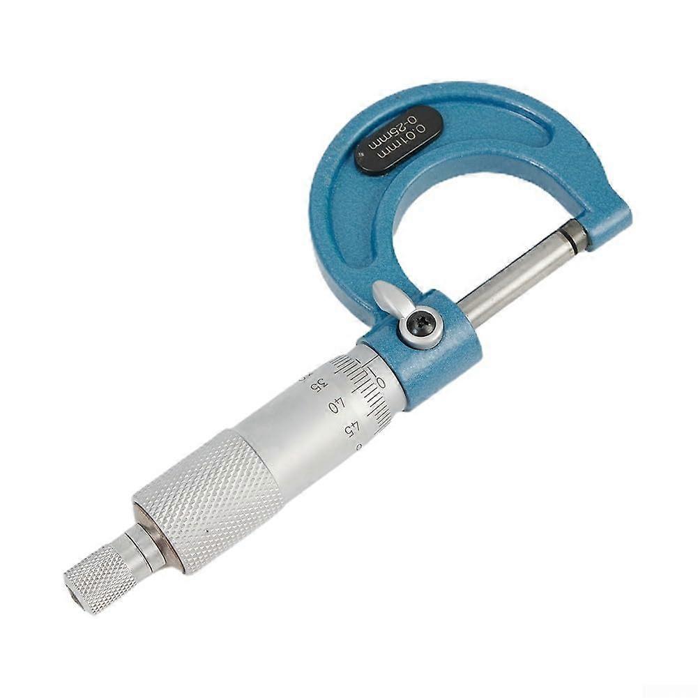 Screw Micrometer Mechanical Outside Micrometer 0.01 mm Accuracy Micrometer Metric(025mm(0.01))