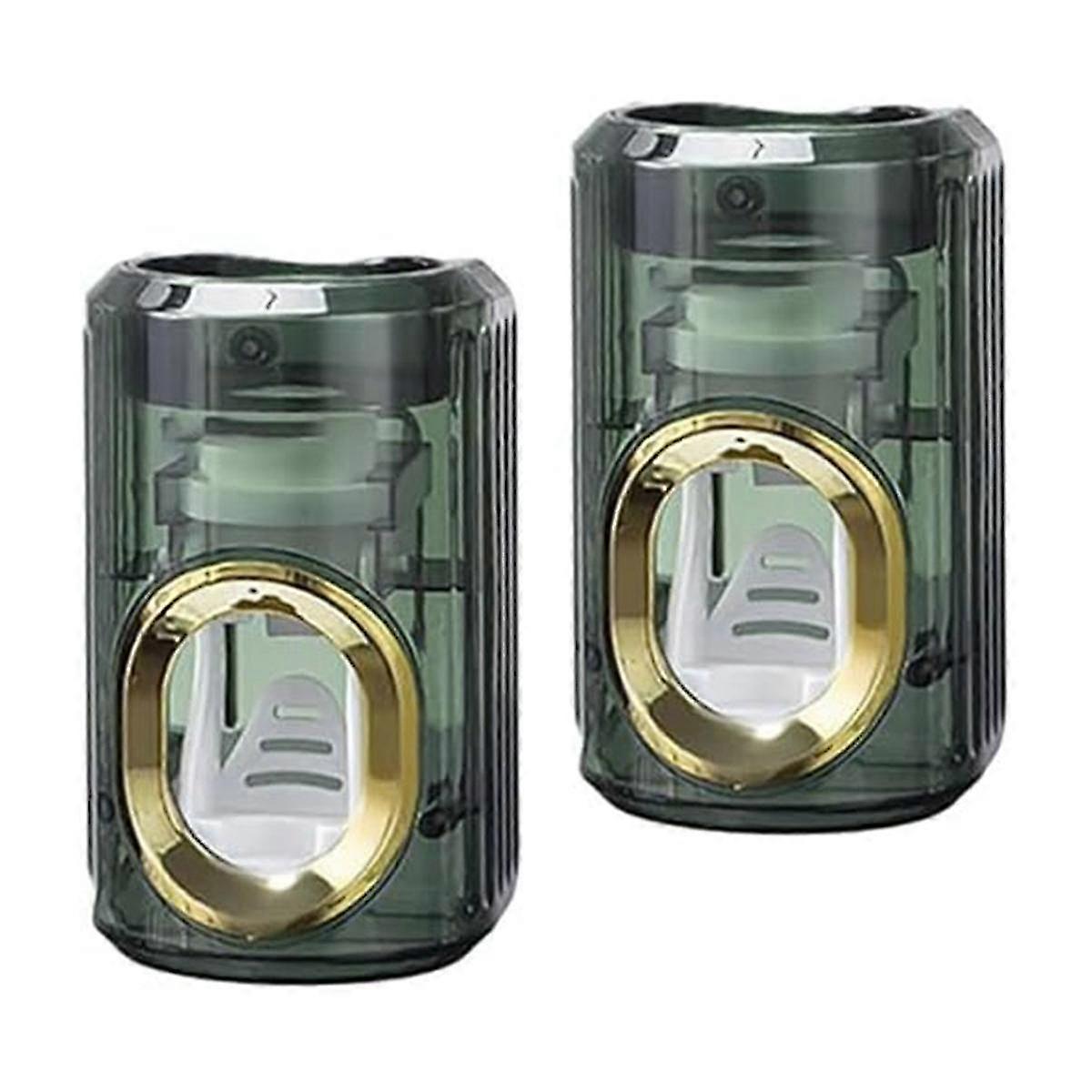 2Pcs Automatic Toothpaste Dispenser - Wall Mounted Holder and Dispenser for Toothpaste