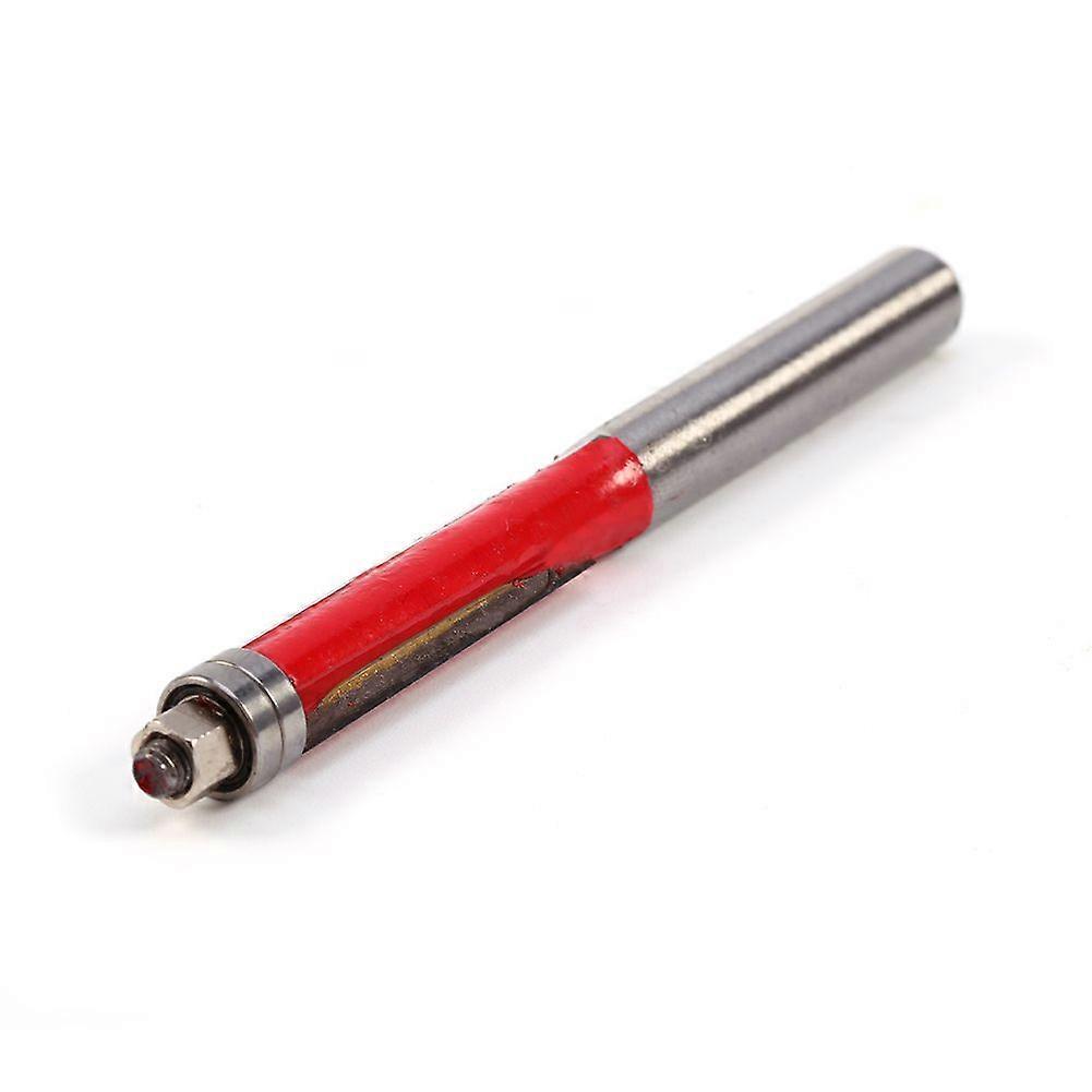 Durable 1/4" Double Flute End Mill Straight Shank Flush Trim Router Bit Tool