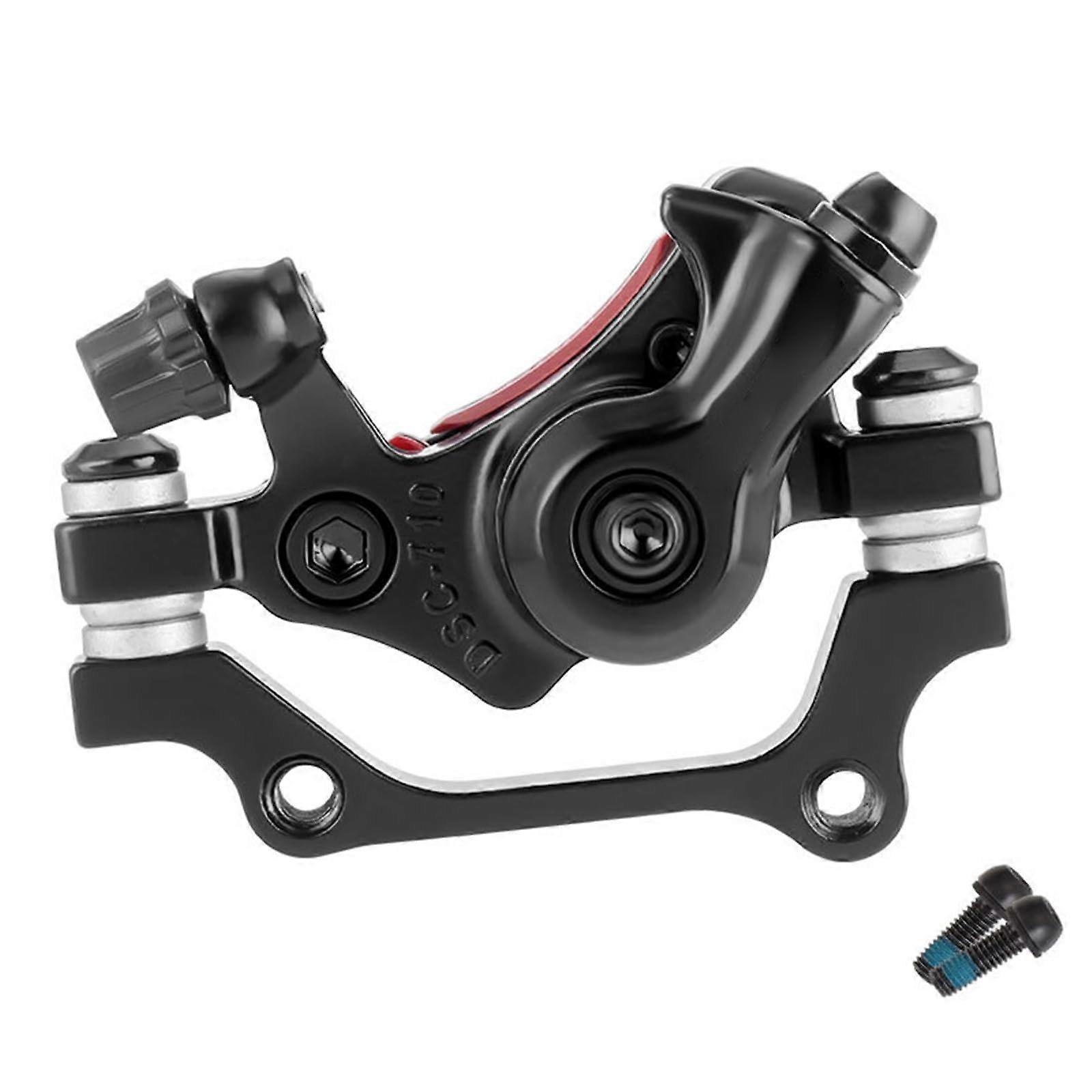 Bicycles Mechanical Disc Brake Caliper Set for Mountain Bikes - Front and Rear Bilateral Cable Design, Durable and Adjustable