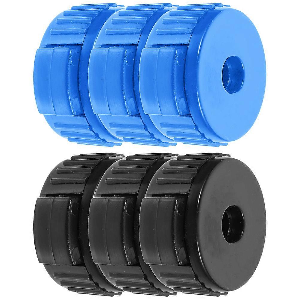 Quick Installation Quick Release Drum Caps for Drum Hardware Assorted Color Plastic Push-in Design 6Pcs