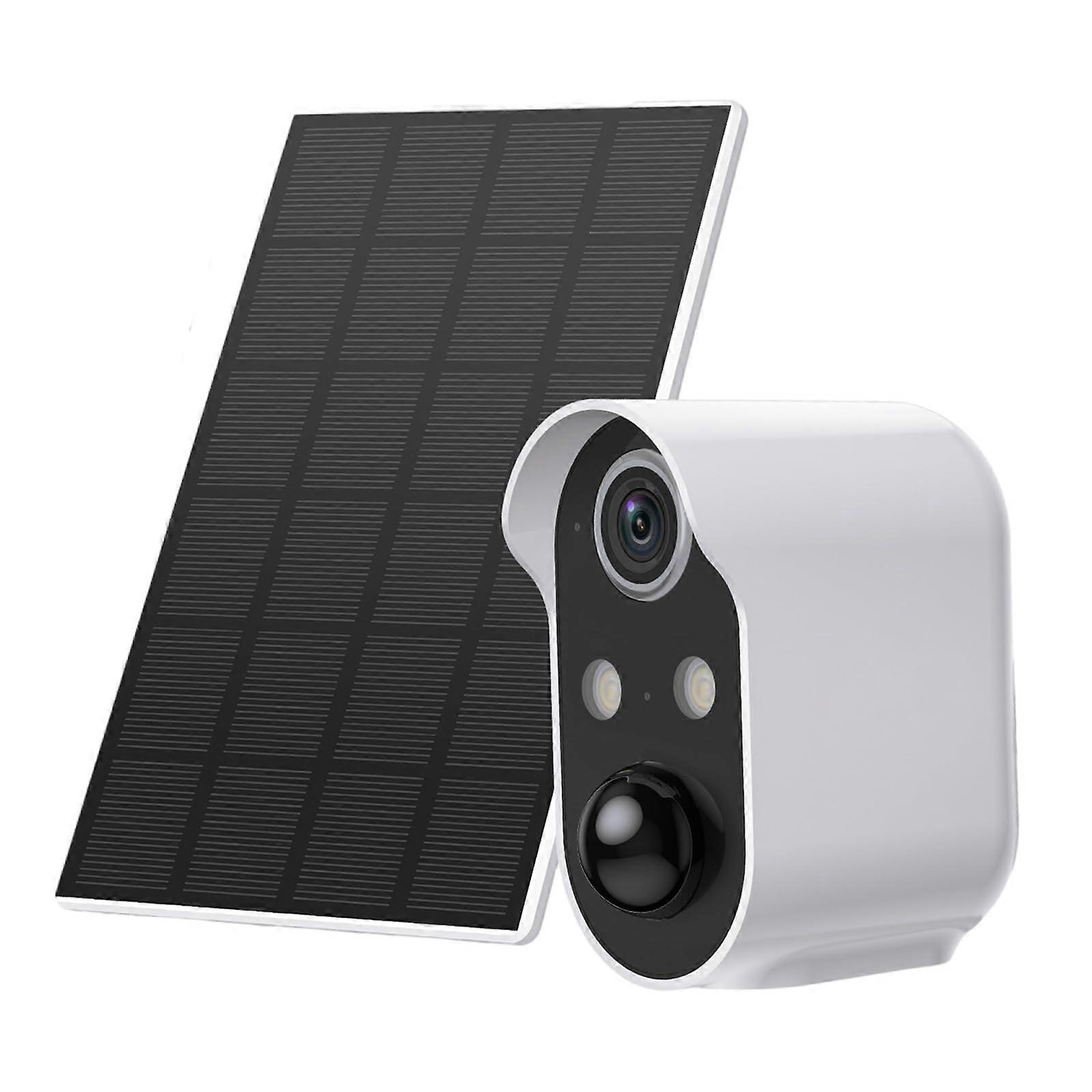 1080p Security Camera with Intelligent Detection Night Views Two Way Sound IP65 Cloud Storage for Indoor Outdoor Use M7s Withsolar Panels