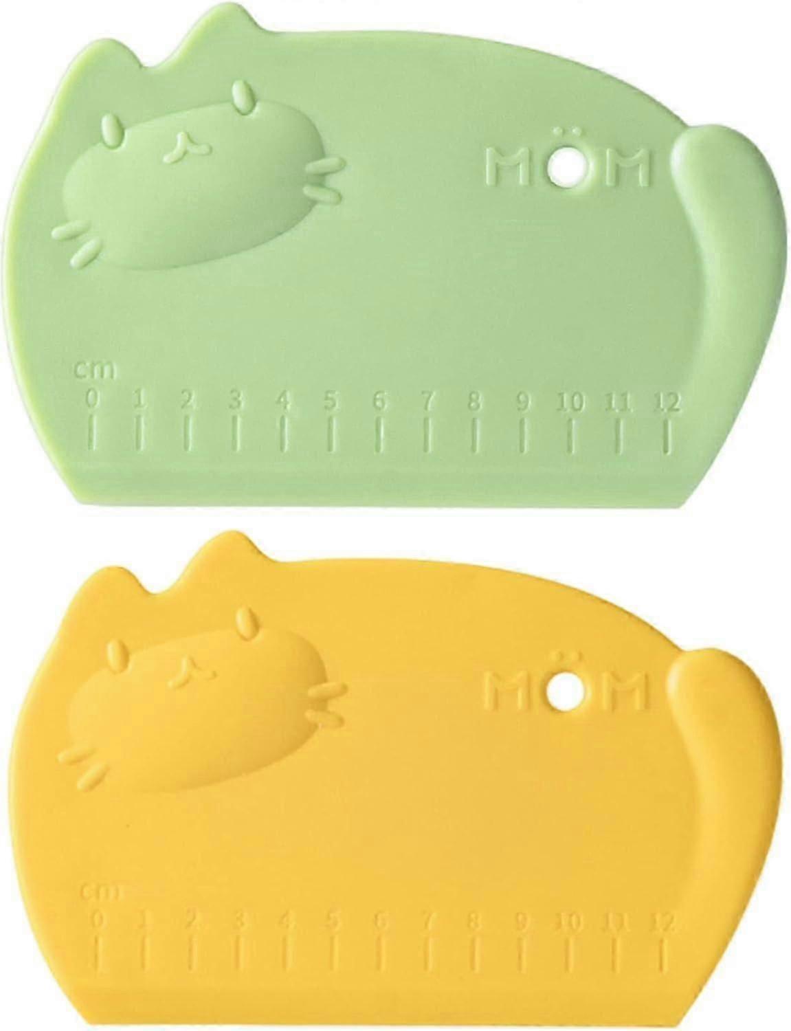 Silicone Dough Scraper with Scale