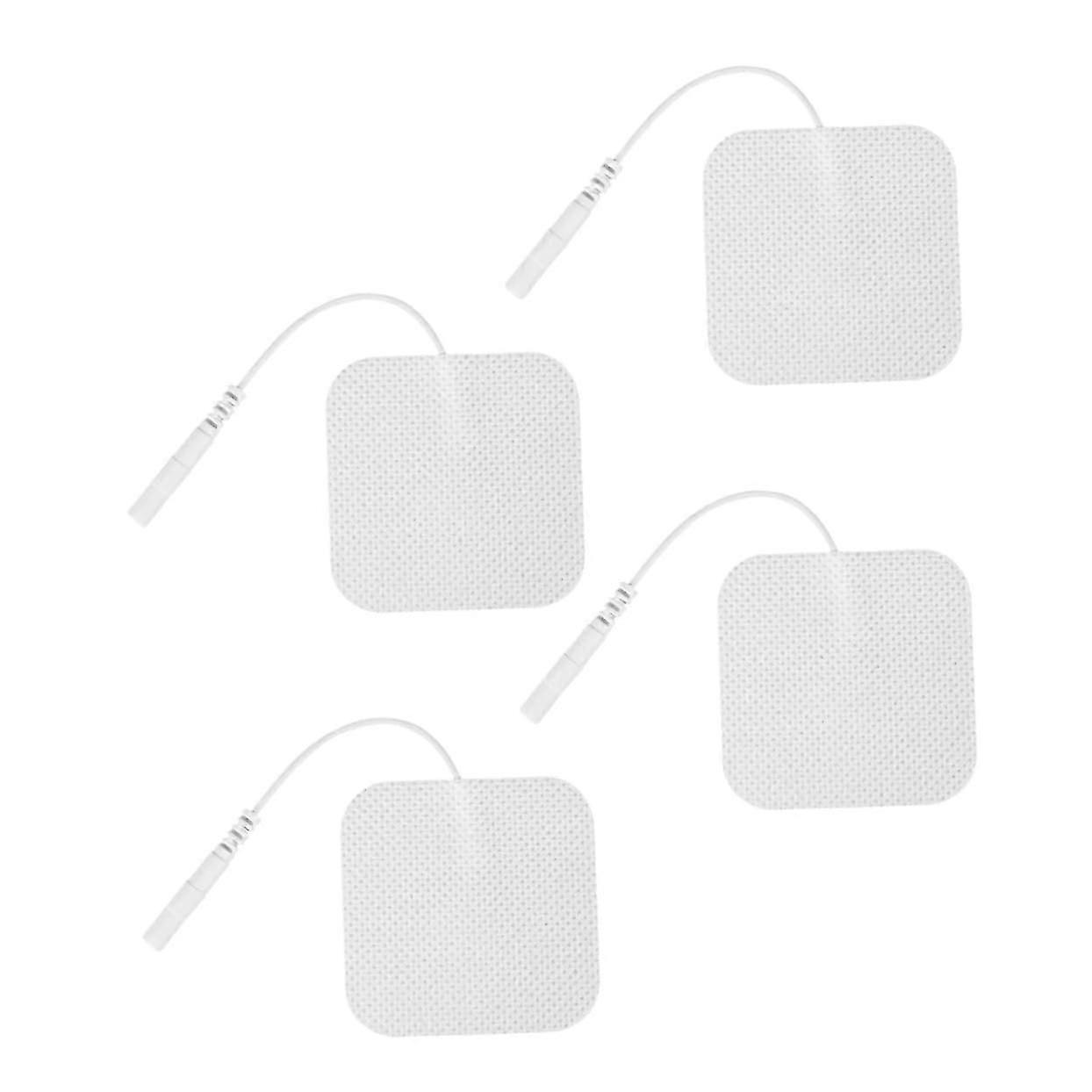 40 pieces reusable electrode pads for selfadhesive universal replacement pads for muscle relaxation compatible with most devices