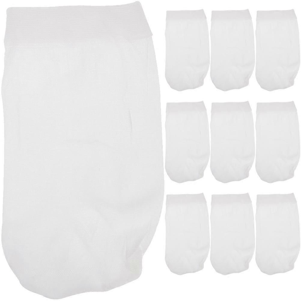 10Pcs Pool Skimmer Socks Elastic Filters Swimming Pool Garbage Filter Bags