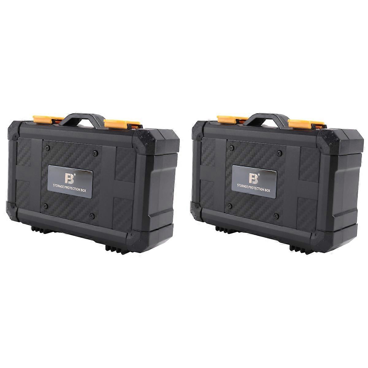2X SLR Camera Battery Protection Box SD TF Memory Card Storage Box Holder for -LP-E6 -FZ100