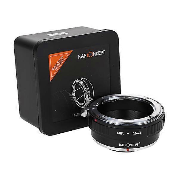K&F CONCEPT Adapter Ring for Nikon S / D Lens for Micro 4/3 M4/3 DSLR Camera Body