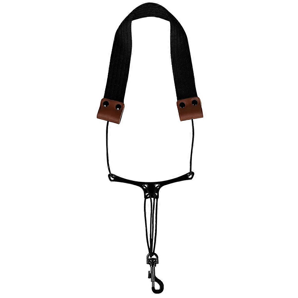 Saxophone Straps Mesh Webbing PU Straps Saxophone Neck Straps Children and Adults Wind Instrument Neck Straps