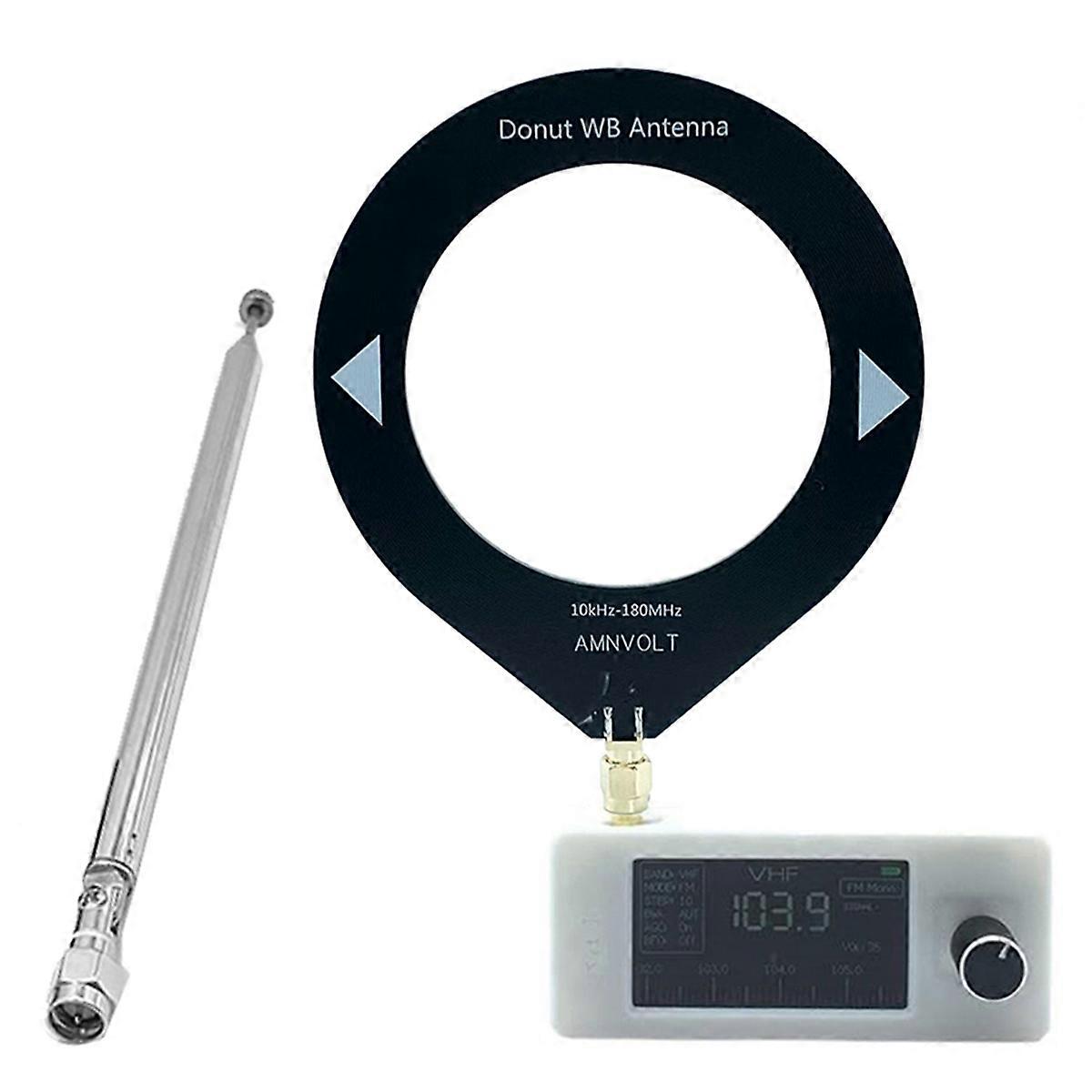 SI4732 Mini Radio Receiver 9.9KHz-181MHz+2XAntenna Portable Shortwave Radio Receiver SW LW AM FM SSB SI4732 Radio A
