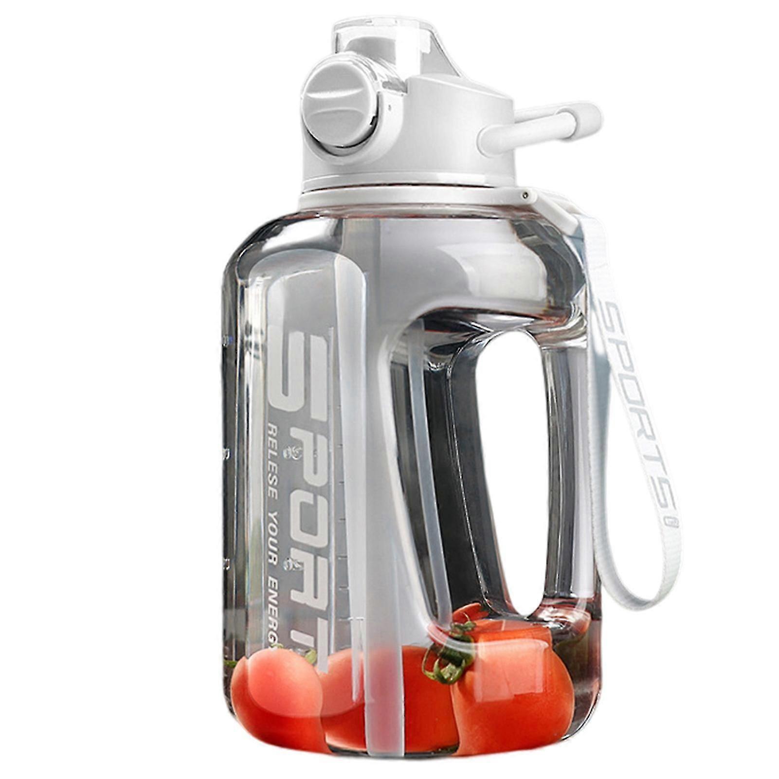 large water bottle 1700ml 2500ml with scale for fitness