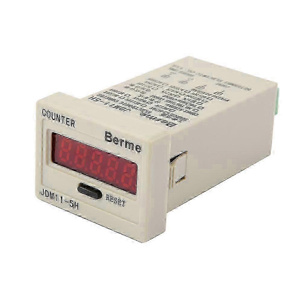 JDM11-5H5 Digit Display Electronic Accumulating Counter DC 12V fg2025031702503