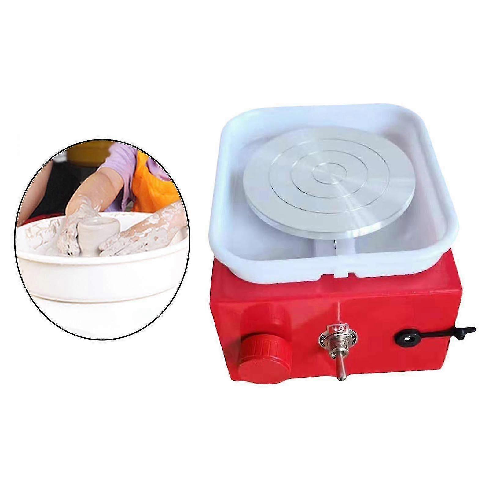 Pottery Wheel Machine Electric Ceramic Clay Work for School Teaching Yellow