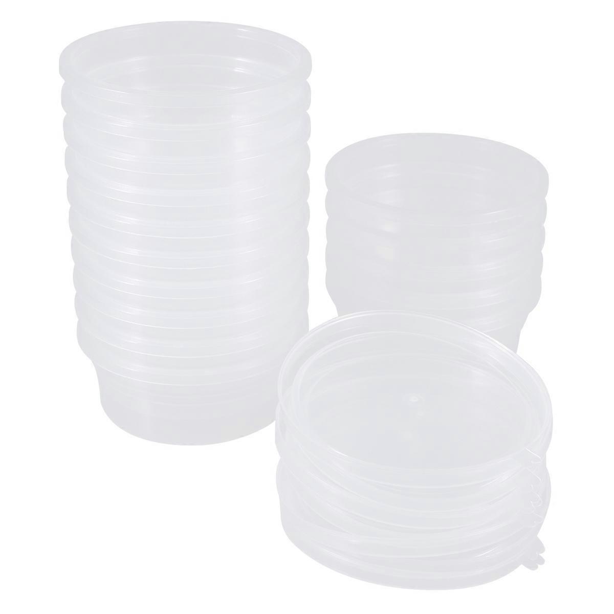 Plastic Storage Containers with Lids for Clay Storage 15Pcs Package