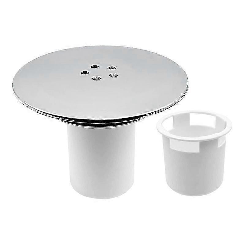 Duschlås, Duschpluggsskydd 90 mm/115 mm avloppsplugg, förkromad