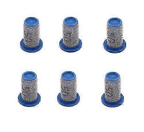 Pack of 6 Teejet Poly Check Valve Tip Strainer w/SS 50 Mesh Opens @ 5 PSI 4193APP550SS