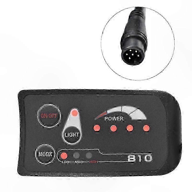 Waterproof LED Display for E-Bikes, 36V UART Meter with IP65 Rating