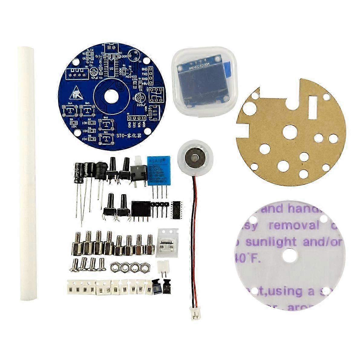 USB Humidifier Mist Maker Circuit Board with STG Atomizer & Driver Kit - Controlled Humidity Timing Functionality