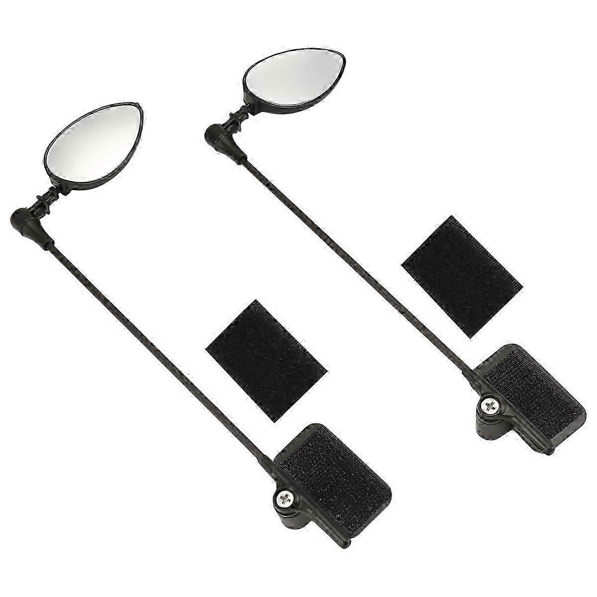 2 Pack Bike Helmet Mirror, 360 Degree Adjustable