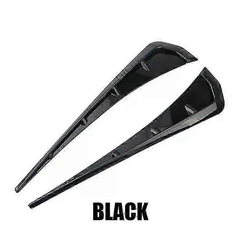 Fits - Honda Accessories Civic 10th Gen Front Fender Side Vent Air Flow Intake Carbon Fiber Print Black
