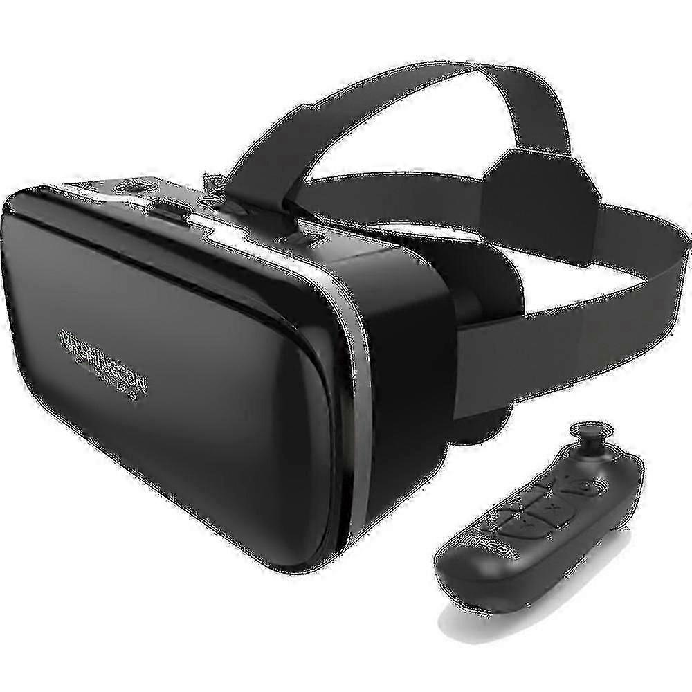 Optimized VR Glasses: Compatible with iPhone & Android, 3D Virtual Reality Glasses