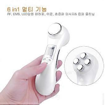6 I 1 Face Photon RF Radiofrekvens EMS Mesotherapy Light Therapy Microcurrent Brug Beauty Devices