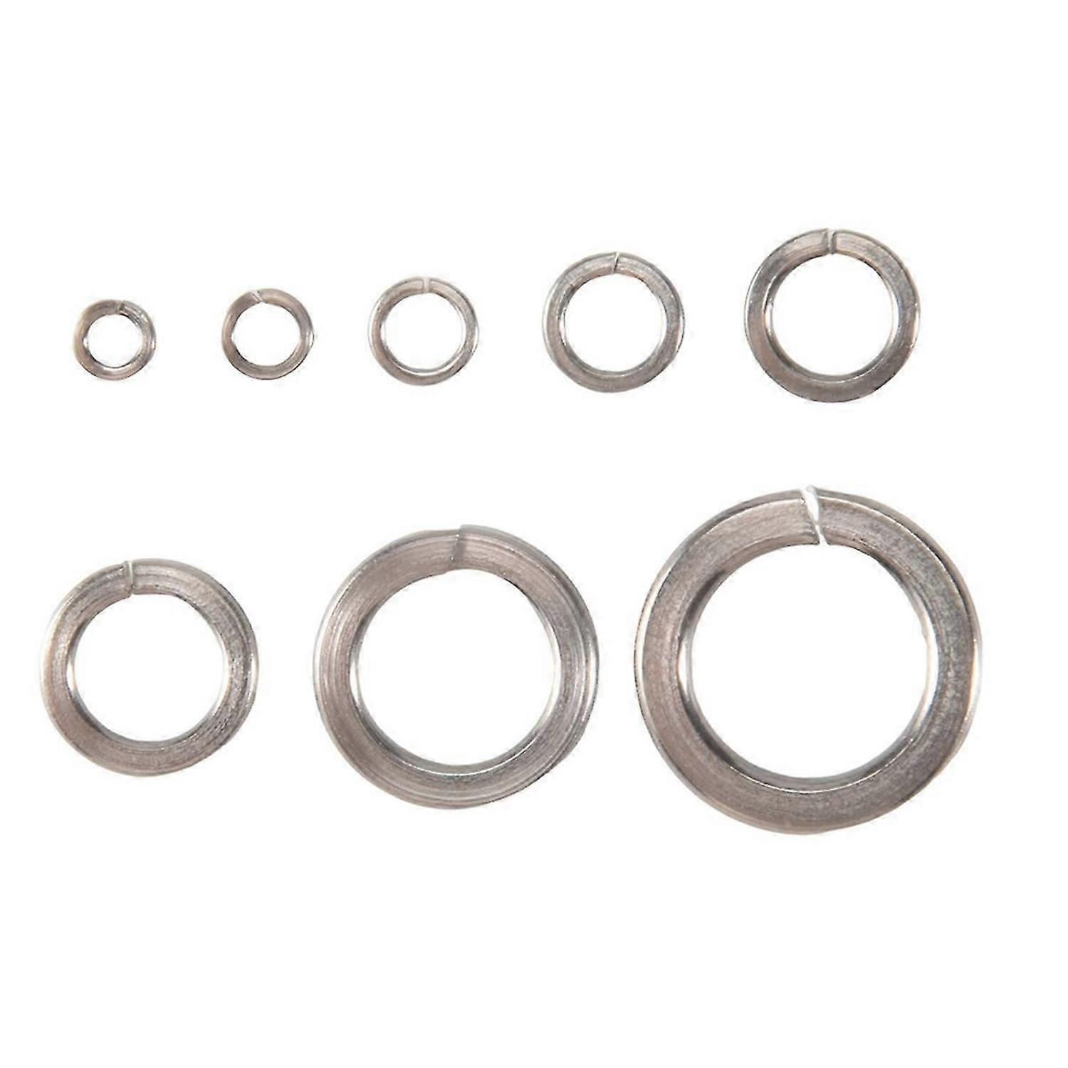 304 Stainless Steel Spring Lock Washer Set (410-Pcs,8-Size)
