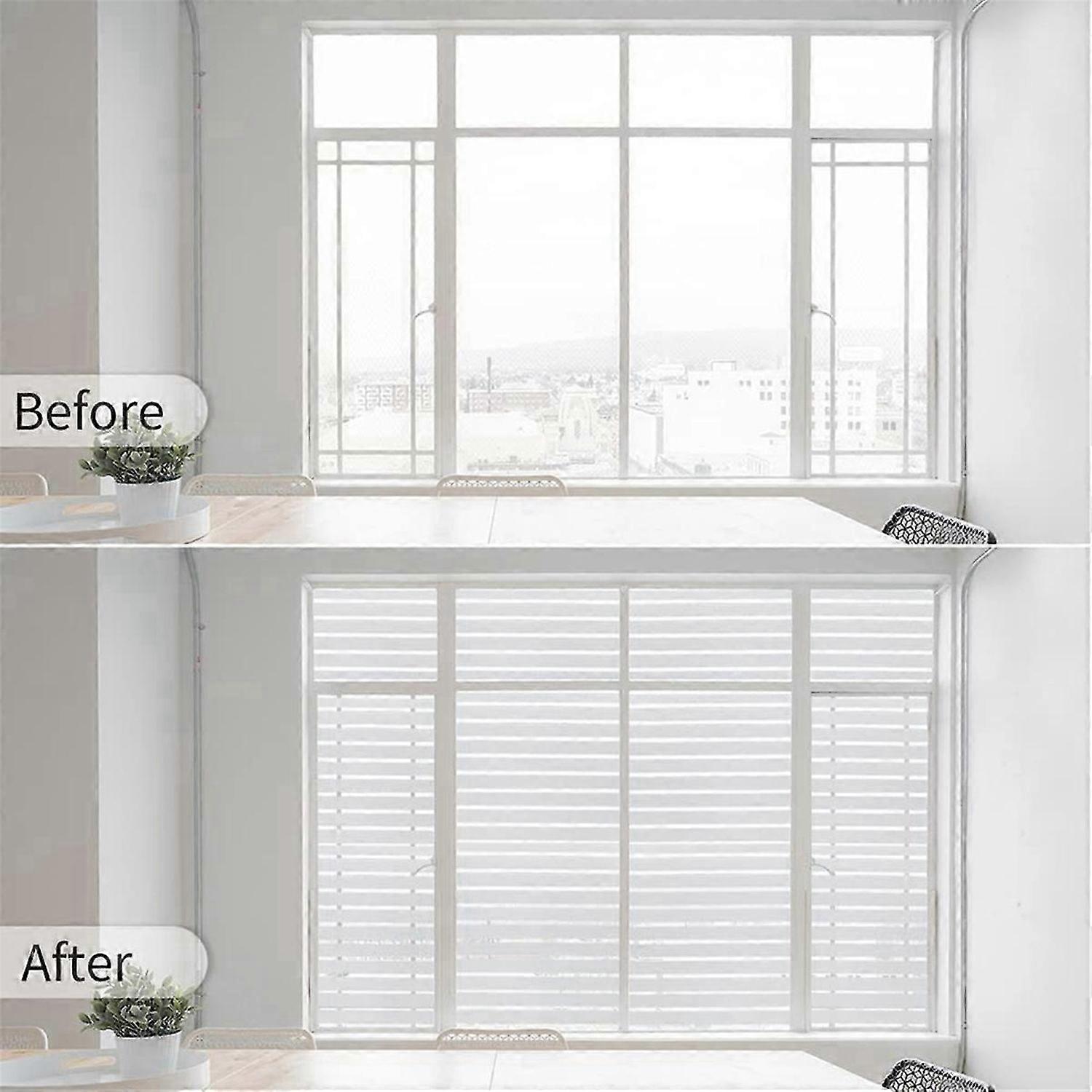 Window Film for Privacy Static Cling Decorative 45cm