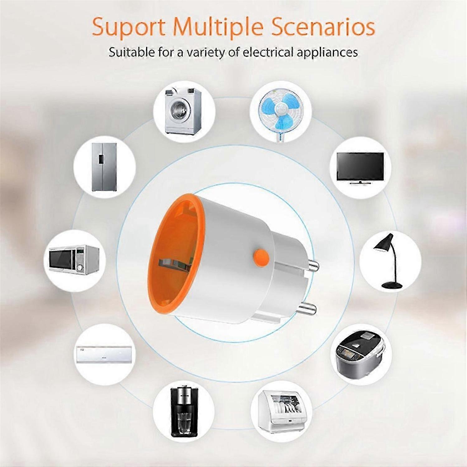 Tuya Smart Zigbee 3.0 Stecker WiFi Steckdose-EU Stecker