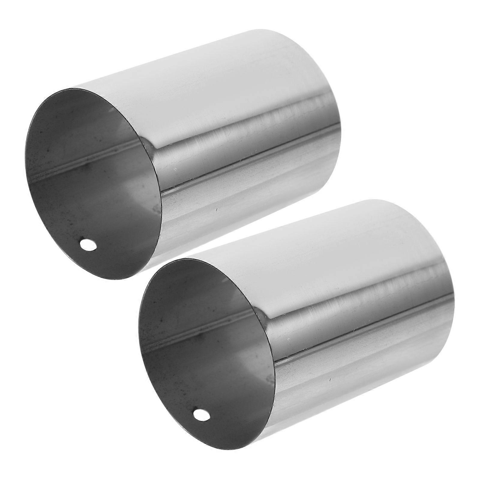 2st Metall Ledstång Ändlock Metall Trappa Ände Tätningslock För Trä Ledstänger Ledstång Ände Ledstång Tillbehör Trappräcke Ände Terminator