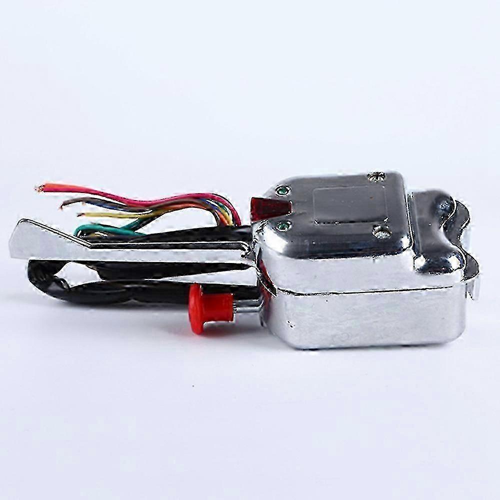 Chrome 12v Universal Rat Turn Signal Switch For-YuJia f54 2025