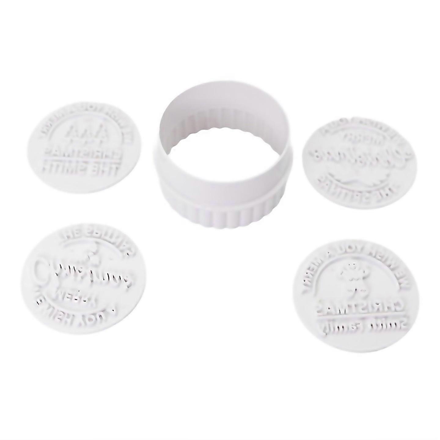 For 4 Piece Christmas Cookie Stamp With Cutter