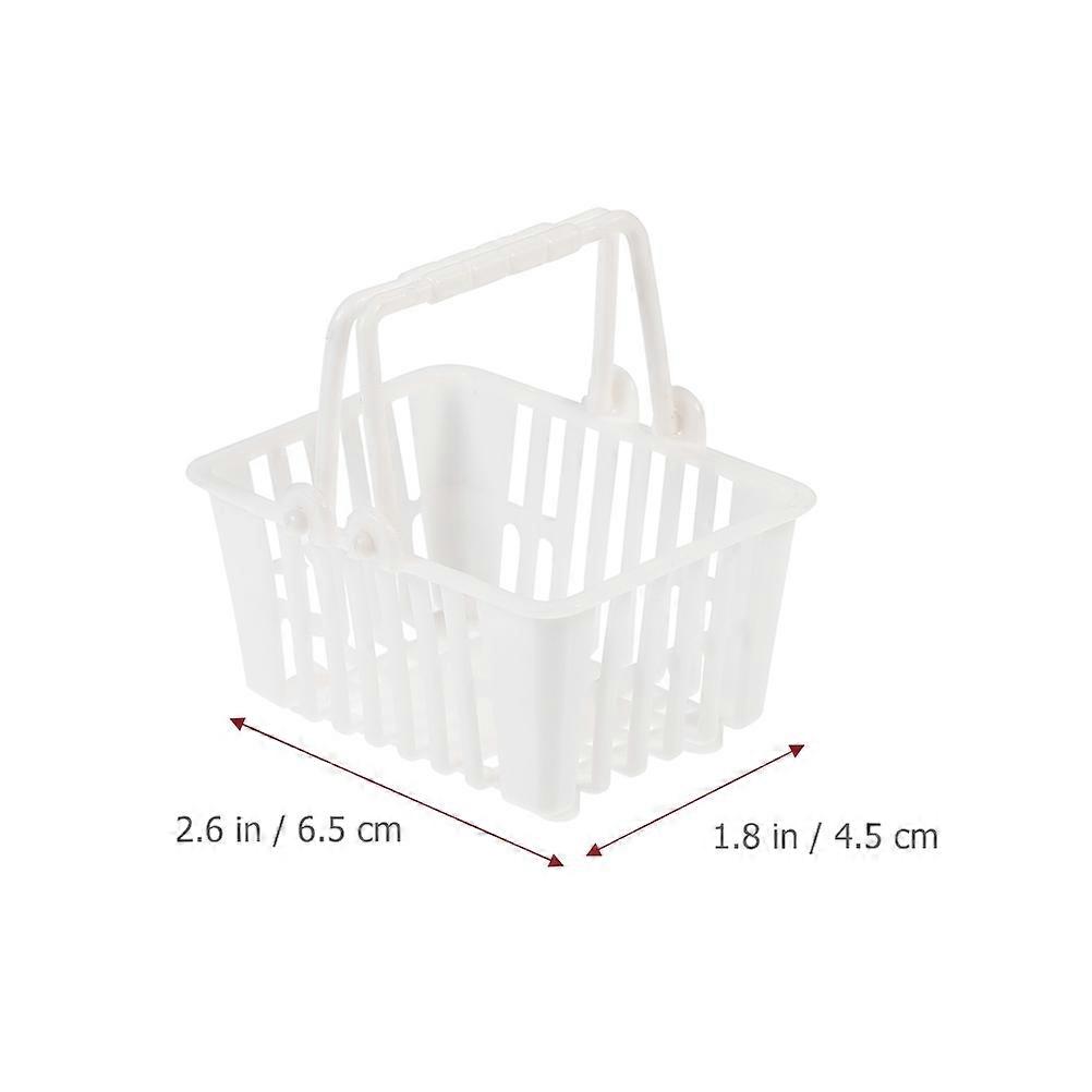 Small Play Shopping Baskets For DIY Projects Ideal For Kids Age 4-5 With Basket Shape 20Pcs