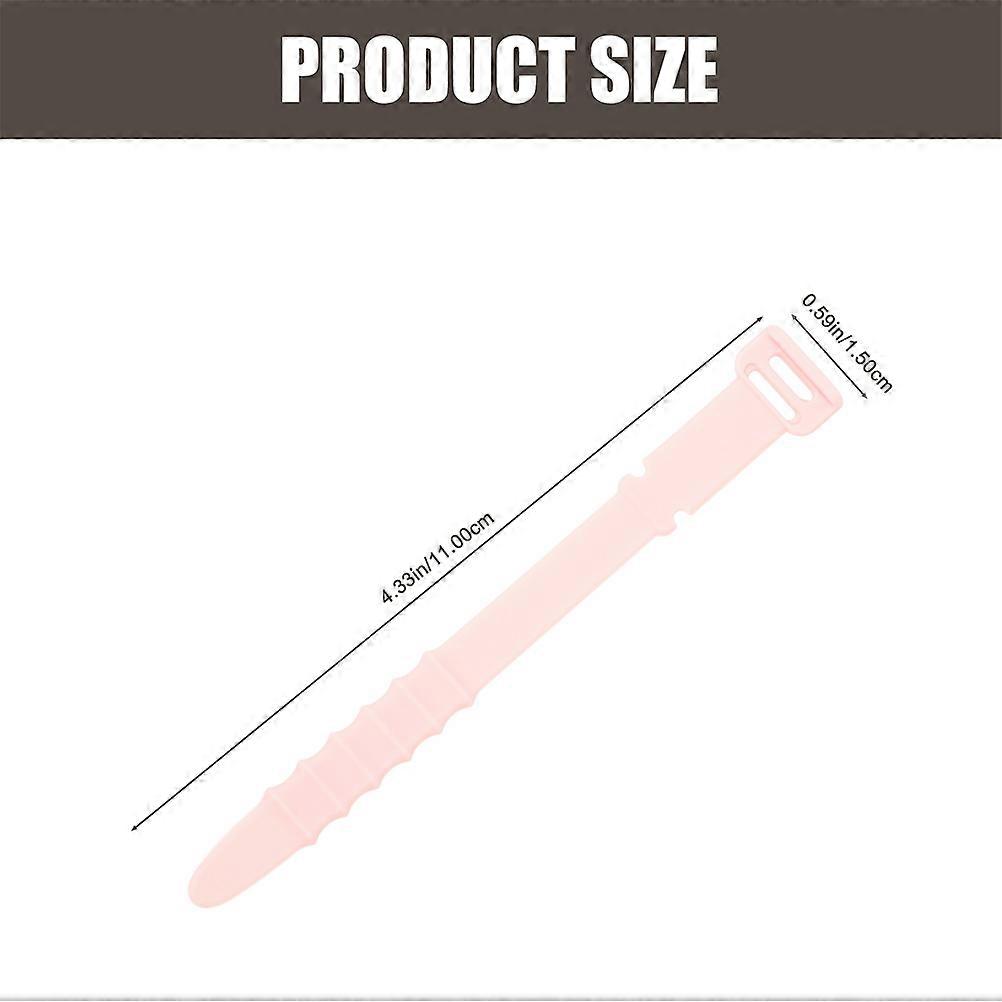 Silicone Cable Keeper Bone Workers Pink Silicone Cable Holder for Cable Protection 12Pcs
