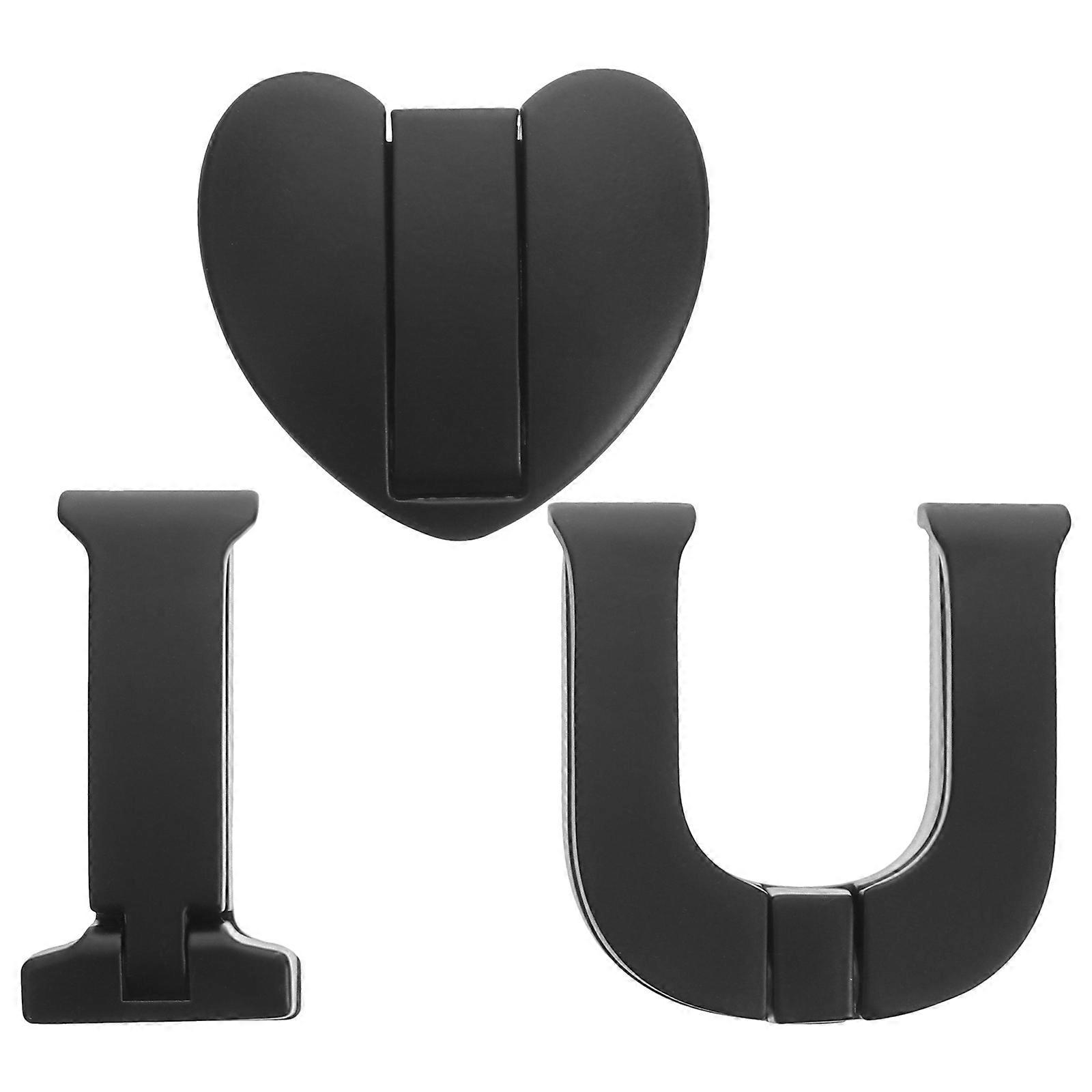 Kitchen Folding Wall Hooks Aluminum Alloy 3Sets Folding Coat Hooks