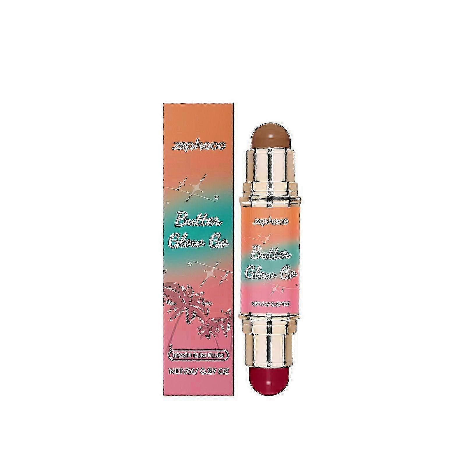 Butter Glow & Go Multiuse Stick, Ultra-Creamy Radiant Finish Formula,Multi-purpose contouring and blush 2-in-1stickSmooth Texture, Easy To Apply