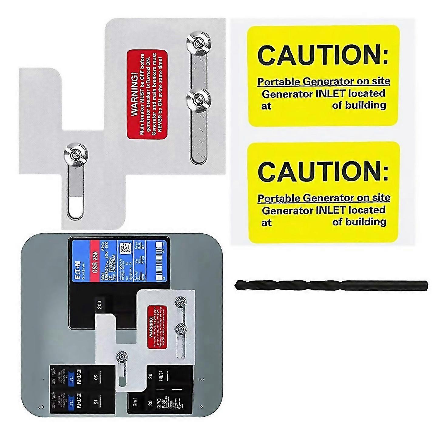 For Generator Interlock Kit Compatible With Cutler Hammer Br Series Panel