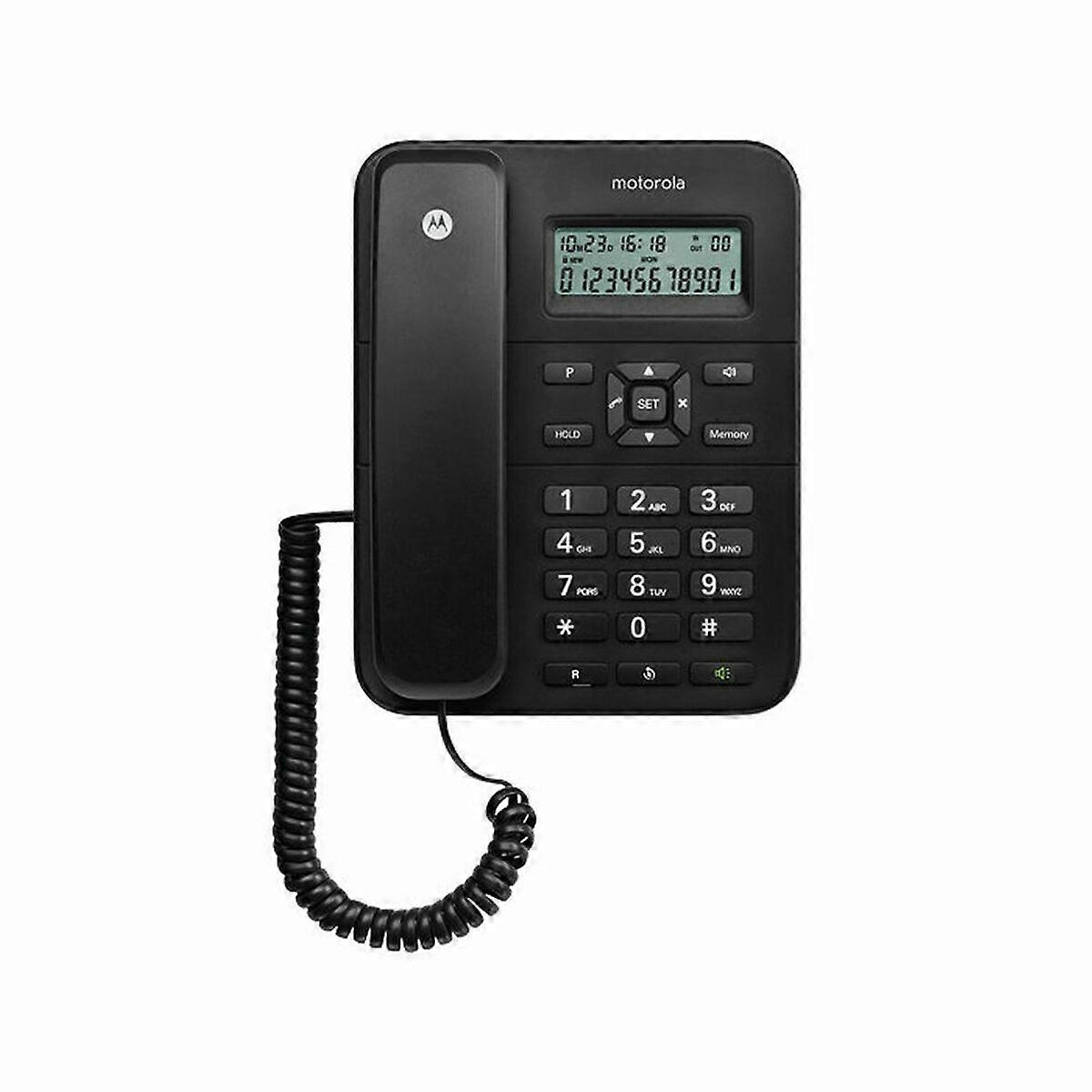 Fastnettelefon Motorola Sort