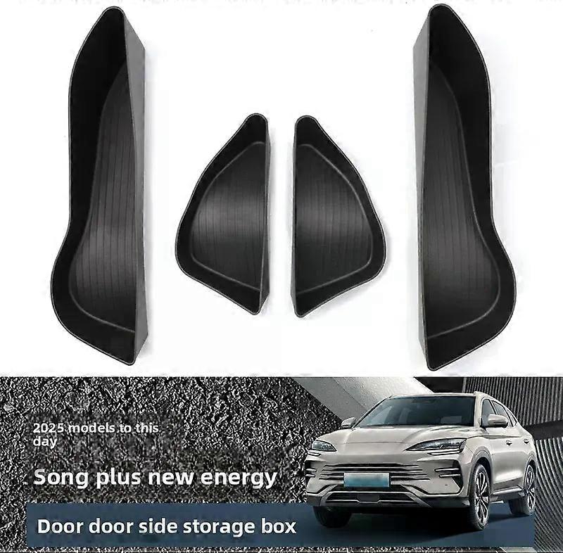من أجل BYD Seal U Sealion 6 Song Plus EV DMI 2025 صندوق تخزين سيليكون الباب اكسسوارات التعديل الداخلي سيارات تخزين الترتيب