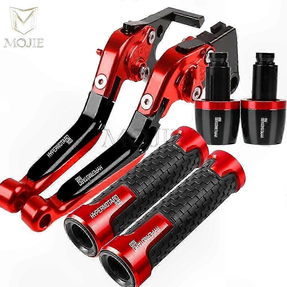 CNC Machined Brake Clutch Lever Grips for Hypermotard 1100 Series (2007-2012)