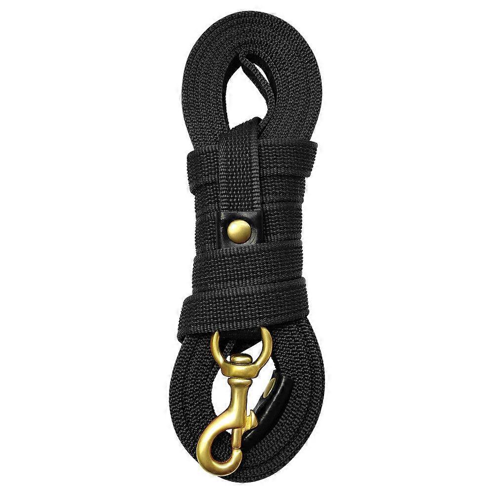 Horse Lunge Line Large Dog Training Lead Webbing Soft Strong Leash 2M/3M/5M Long