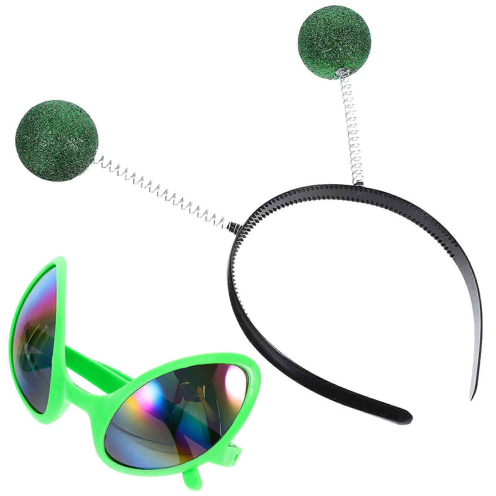 ABS Headband and Glasses Set for Women with Comfortable Wear 2Sets