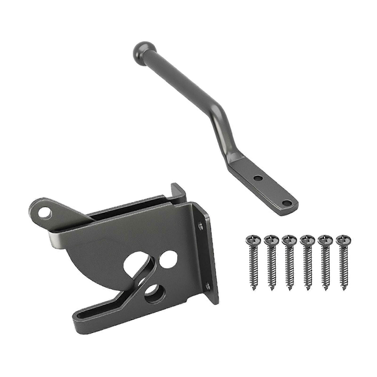 Fence Gate Latch Self Locking Courtyards Heavy Duty Versatile Barn Door Lock Long