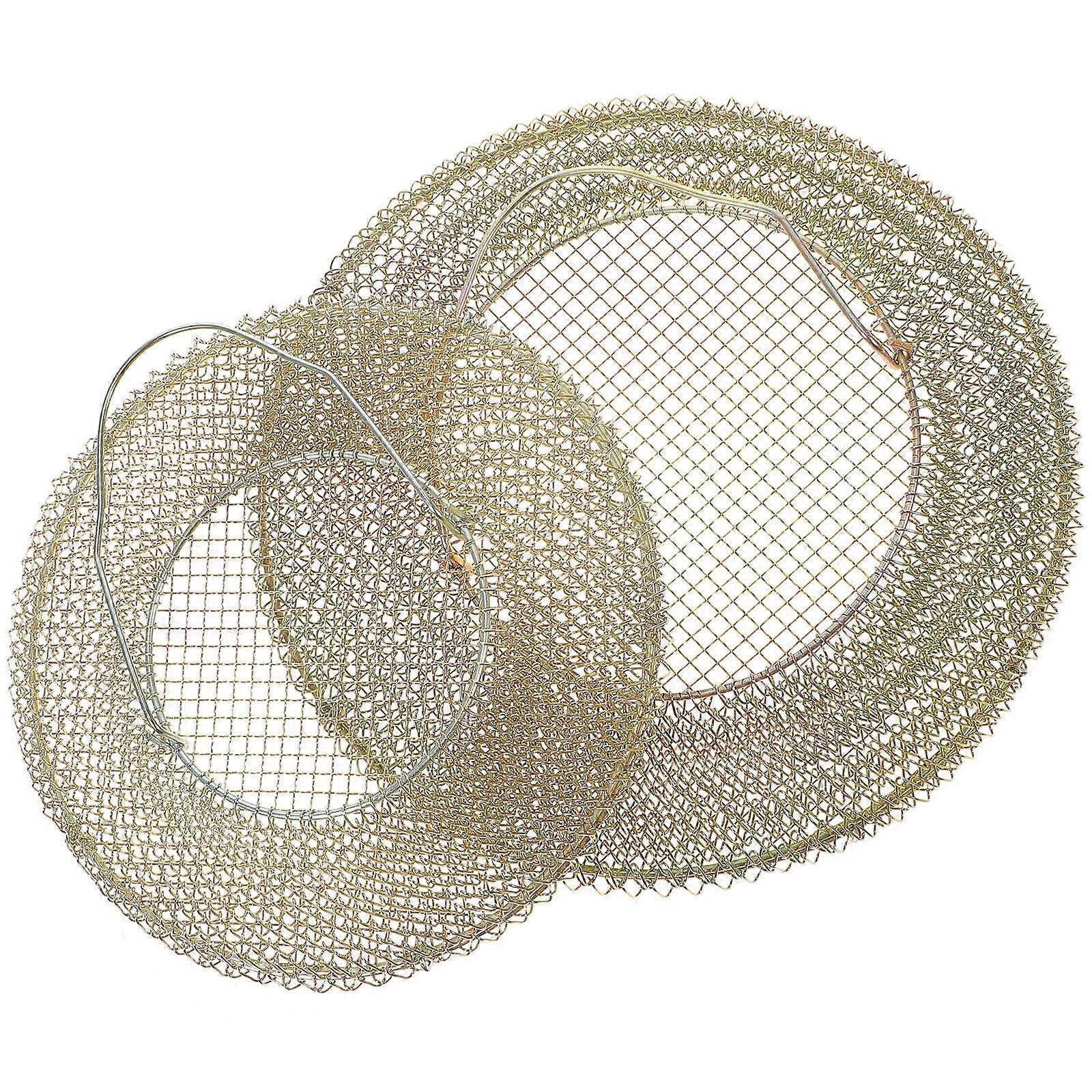 Convenient Fruit Handle Basket 2Pcs Ideal For Home Decoration 25X25X17CM Simple And Practical Egg Storage Container