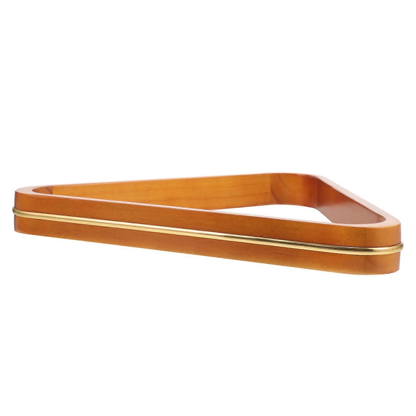 Triangle Billiard Frame Wood Rack for Pool Balls Storage 5Pcs