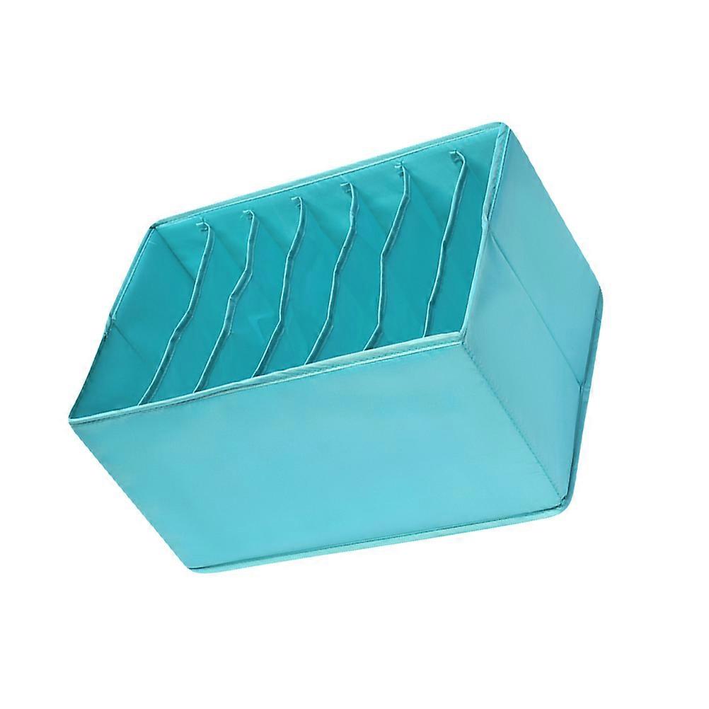 Multi-Grids Underwear Storage Box 7 Cells Organizer for Storage Use 1Pcs